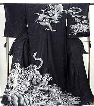 龍 訪問着 総柄 豪華 銀通し 仮絵羽 未仕立て品 八掛付き 正絹 龍 訪問着 総柄 豪華 銀通し 仮絵羽 未仕立て品 八掛付き 正絹